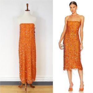 H:Ours Jimena Midi Dress, Size: XL